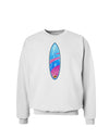 Octopus Surfboard Sweatshirt by TooLoud-Sweatshirts-TooLoud-White-Small-Davson Sales