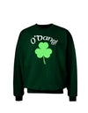 O'Dang - St Patrick's Day Adult Dark Sweatshirt-Sweatshirts-TooLoud-Deep-Forest-Green-Small-Davson Sales