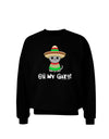 Oh My Gato - Cinco De Mayo Adult Dark Sweatshirt-Sweatshirts-TooLoud-Black-Small-Davson Sales