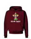 Oh My Gato - Cinco De Mayo Dark Hoodie Sweatshirt-Hoodie-TooLoud-Maroon-Small-Davson Sales