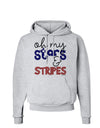 Oh My Stars and Stripes - Patriotic Design Hoodie Sweatshirt-Hoodie-TooLoud-AshGray-Small-Davson Sales