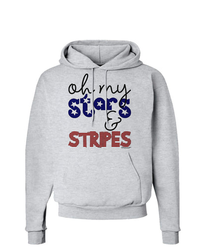 Oh My Stars and Stripes - Patriotic Design Hoodie Sweatshirt-Hoodie-TooLoud-AshGray-Small-Davson Sales