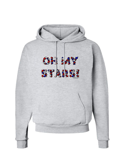 Oh My Stars Patriotic Design Hoodie Sweatshirt by TooLoud-Hoodie-TooLoud-AshGray-Small-Davson Sales