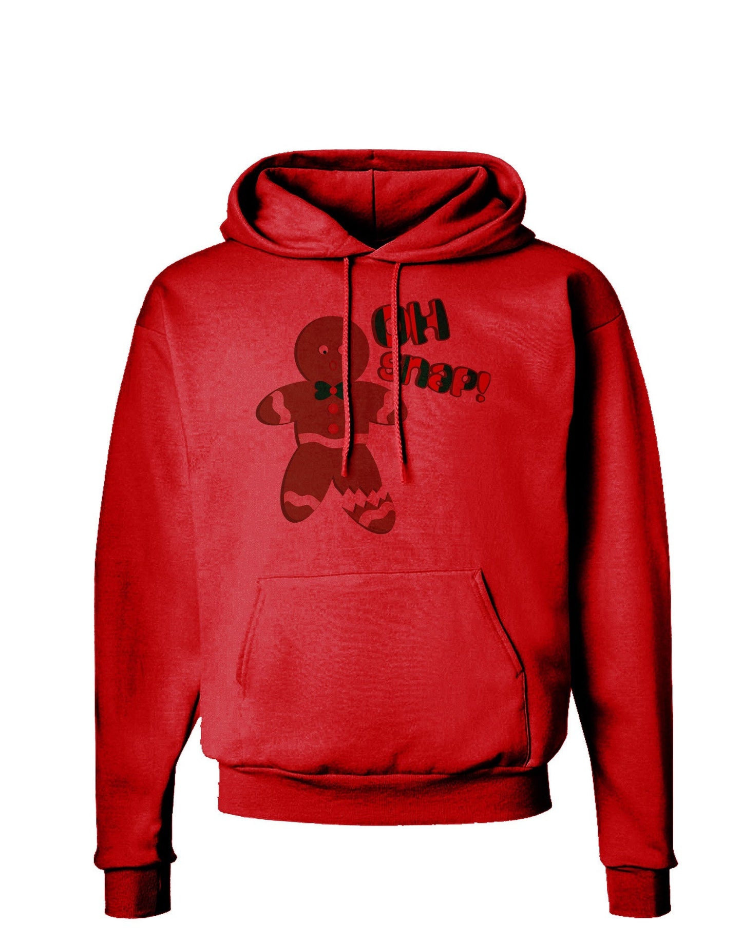 Oh Snap Gingerbread Man Christmas Hoodie Sweatshirt-Hoodie-TooLoud-Red-Small-Davson Sales