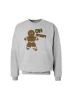 Oh Snap Gingerbread Man Christmas Sweatshirt-Sweatshirts-TooLoud-AshGray-Small-Davson Sales