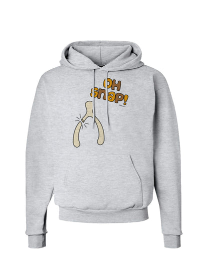 Oh Snap Wishbone - Thanksgiving Hoodie Sweatshirt-Hoodie-TooLoud-AshGray-Small-Davson Sales