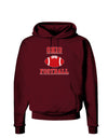 Ohio Football Dark Hoodie Sweatshirt by TooLoud-Hoodie-TooLoud-Maroon-Small-Davson Sales