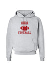 Ohio Football Hoodie Sweatshirt by TooLoud-Hoodie-TooLoud-AshGray-Small-Davson Sales