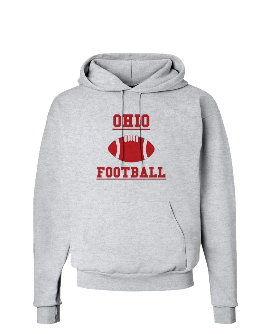 Ohio Football Hoodie Sweatshirt by TooLoud-Hoodie-TooLoud-White-Small-Davson Sales