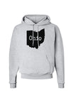 Ohio - United States Shape Hoodie Sweatshirt by TooLoud-Hoodie-TooLoud-AshGray-Small-Davson Sales