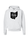 Ohio - United States Shape Hoodie Sweatshirt by TooLoud-Hoodie-TooLoud-White-Small-Davson Sales