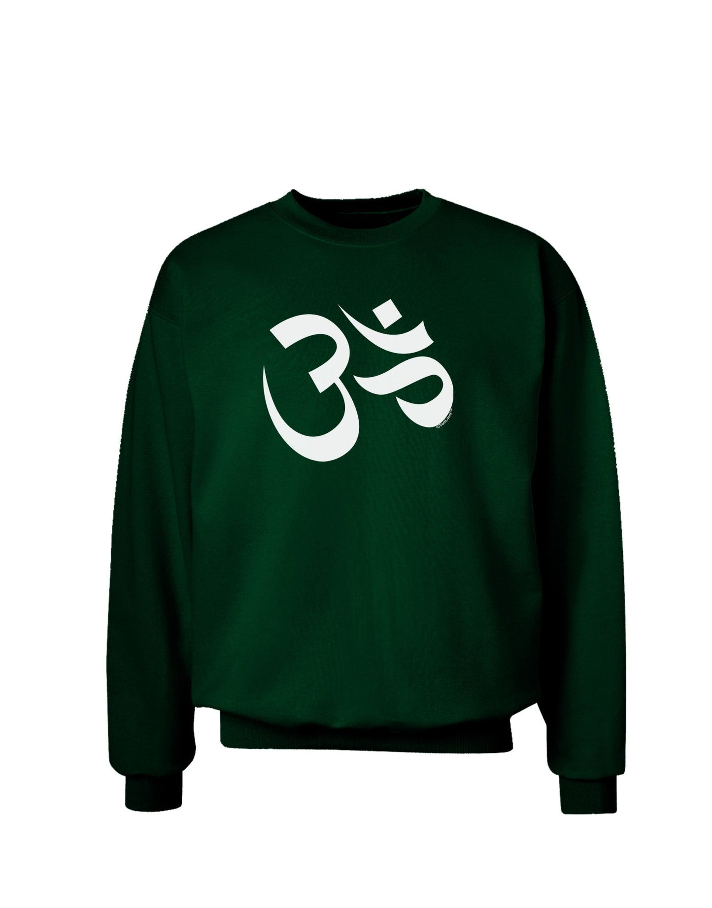 Om Symbol Adult Dark Sweatshirt-Sweatshirts-TooLoud-Deep-Forest-Green-Small-Davson Sales