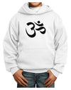 Om Symbol Youth Hoodie Pullover Sweatshirt-Youth Hoodie-TooLoud-White-XS-Davson Sales