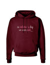 On Valentine's Day We Wear Pink Dark Hoodie Sweatshirt by TooLoud-Hoodie-TooLoud-Maroon-Small-Davson Sales