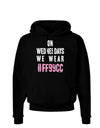 On Wednesdays We Wear FF99CC Dark Hoodie Sweatshirt-Hoodie-TooLoud-Black-Small-Davson Sales