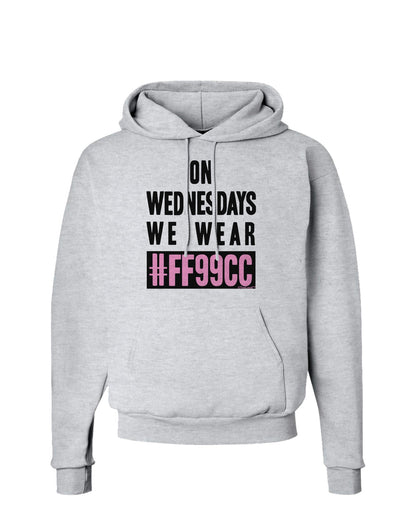 On Wednesdays We Wear FF99CC Hoodie Sweatshirt-Hoodie-TooLoud-AshGray-Small-Davson Sales