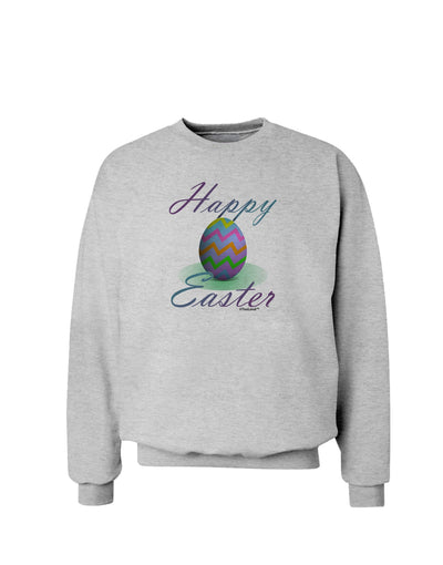 One Happy Easter Egg Sweatshirt-Sweatshirts-TooLoud-AshGray-Small-Davson Sales