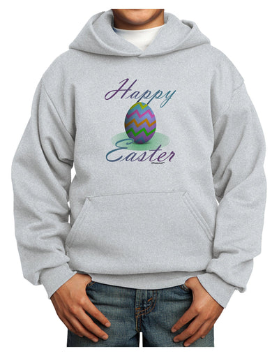 One Happy Easter Egg Youth Hoodie Pullover Sweatshirt-Youth Hoodie-TooLoud-Ash-XS-Davson Sales