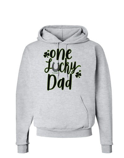 One Lucky Dad Shamrock Hoodie Sweatshirt-Hoodie-TooLoud-AshGray-Small-Davson Sales