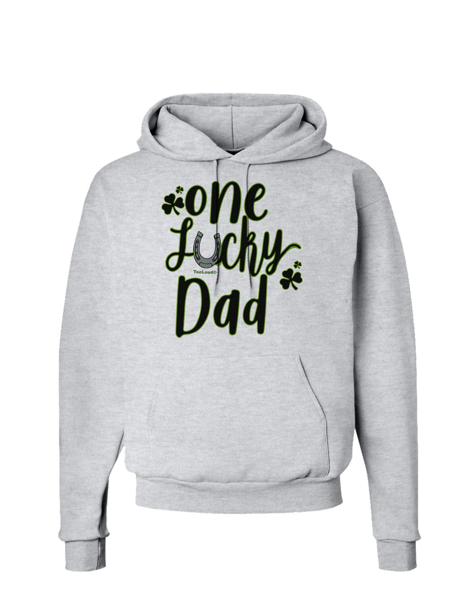 One Lucky Dad Shamrock Hoodie Sweatshirt-Hoodie-TooLoud-White-Small-Davson Sales