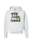 One Lucky Grandma Shamrock Hoodie Sweatshirt-Hoodie-TooLoud-White-Small-Davson Sales