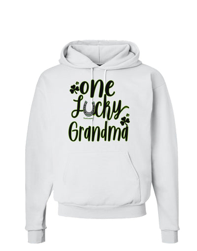 One Lucky Grandma Shamrock Hoodie Sweatshirt-Hoodie-TooLoud-White-Small-Davson Sales