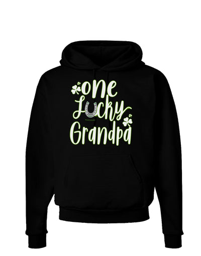 One Lucky Grandpa Shamrock Hoodie Sweatshirt-Hoodie-TooLoud-Black-Small-Davson Sales