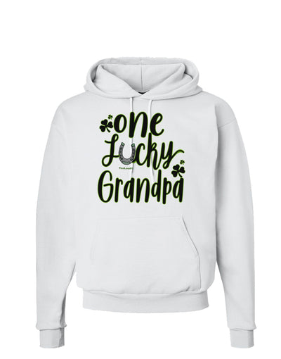 One Lucky Grandpa Shamrock Hoodie Sweatshirt-Hoodie-TooLoud-White-Small-Davson Sales