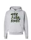 One Lucky Mom Shamrock Hoodie Sweatshirt Ash Gray 3XL Tooloud