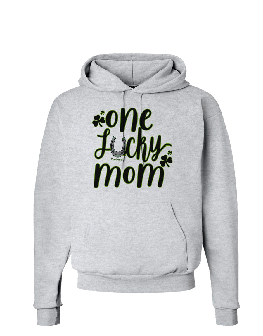 One Lucky Mom Shamrock Hoodie Sweatshirt-Hoodie-TooLoud-White-Small-Davson Sales