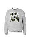 One Lucky Mom Shamrock Sweatshirt-Sweatshirts-TooLoud-AshGray-Small-Davson Sales