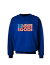 One Nation Under God Adult Dark Sweatshirt-Sweatshirt-TooLoud-Deep-Royal-Blue-Small-Davson Sales