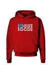 One Nation Under God Dark Hoodie Sweatshirt-Hoodie-TooLoud-Red-Small-Davson Sales