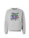 Only Veggies On My Plate Sweatshirt-Sweatshirts-TooLoud-AshGray-Small-Davson Sales