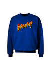 Onomatopoeia BAMM Adult Dark Sweatshirt-Sweatshirts-TooLoud-Deep-Royal-Blue-Small-Davson Sales