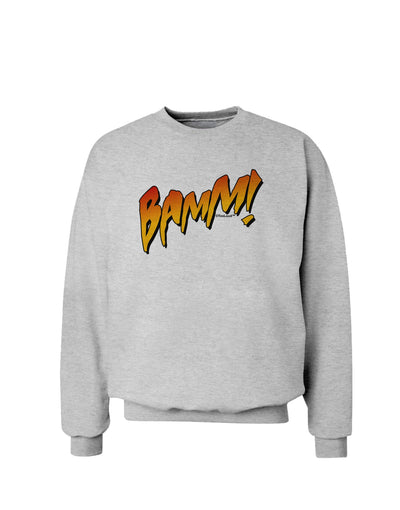 Onomatopoeia BAMM Sweatshirt-Sweatshirts-TooLoud-AshGray-Small-Davson Sales