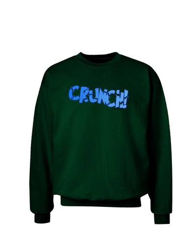 Onomatopoeia CRUNCH Adult Dark Sweatshirt-Sweatshirts-TooLoud-Deep-Forest-Green-Small-Davson Sales