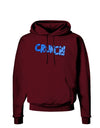 Onomatopoeia CRUNCH Dark Hoodie Sweatshirt-Hoodie-TooLoud-Maroon-Small-Davson Sales