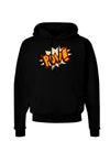 Onomatopoeia POW Dark Hoodie Sweatshirt-Hoodie-TooLoud-Black-Small-Davson Sales