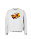 Onomatopoeia POW Sweatshirt-Sweatshirts-TooLoud-White-Small-Davson Sales