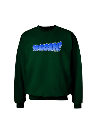 Onomatopoeia WOOSH Adult Dark Sweatshirt-Sweatshirts-TooLoud-Deep-Forest-Green-Small-Davson Sales