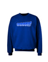 Onomatopoeia WOOSH Adult Dark Sweatshirt-Sweatshirts-TooLoud-Deep-Royal-Blue-Small-Davson Sales