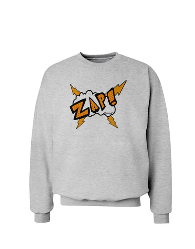 Onomatopoeia ZAP Sweatshirt-Sweatshirts-TooLoud-AshGray-Small-Davson Sales