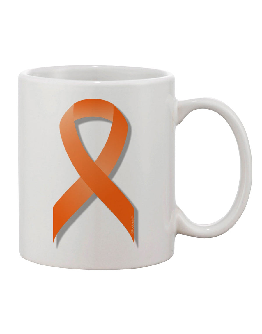 Orange Printed 11 oz Coffee Mug - Perfect for Leukemia Awareness - TooLoud-11 OZ Coffee Mug-TooLoud-White-Davson Sales