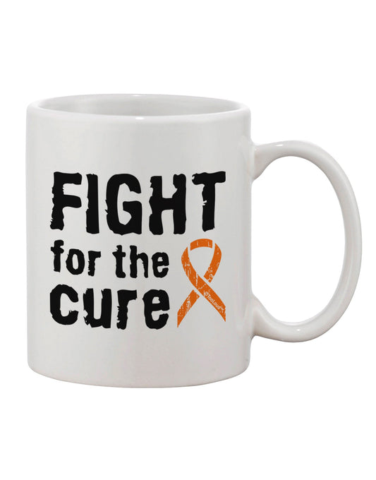 Orange Ribbon Leukemia Awareness 11 oz Coffee Mug - Perfect for the Cause - TooLoud-11 OZ Coffee Mug-TooLoud-White-Davson Sales