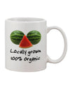 Organically Cultivated Melons Adorned on an 11 oz Coffee Mug - TooLoud-11 OZ Coffee Mug-TooLoud-White-Davson Sales