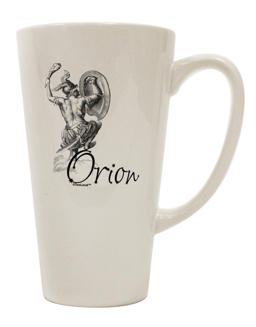 Orion Illustration 16 Ounce Conical Latte Coffee Mug - Expertly Crafted Drinkware-Conical Latte Mug-TooLoud-White-Davson Sales