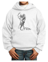 Orion Illustration Youth Hoodie Pullover Sweatshirt-Youth Hoodie-TooLoud-White-XS-Davson Sales