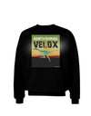 Ornithomimus Velox - With Name Adult Dark Sweatshirt by TooLoud-Sweatshirts-TooLoud-Black-Small-Davson Sales