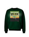 Ornithomimus Velox - With Name Adult Dark Sweatshirt by TooLoud-Sweatshirts-TooLoud-Deep-Forest-Green-Small-Davson Sales